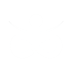 Logotipo branco do Dr. Leônidas Silveira