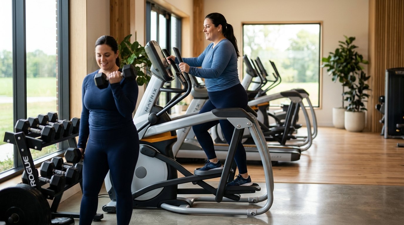 Exercício físico no tratamento da obesidade com treino aeróbico e de força