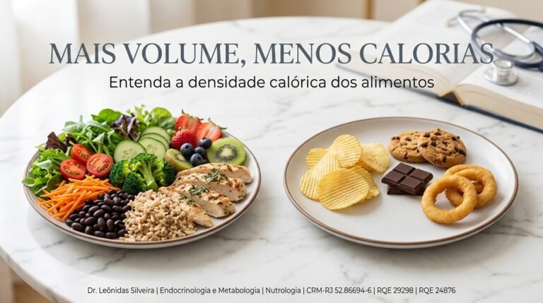 Alimentos de baixa densidade calórica: mais volume com menos calorias no tratamento da obesidade