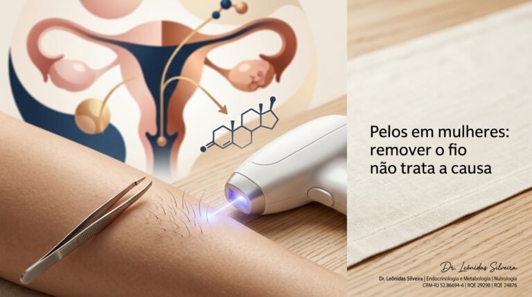 Excesso de pelos em mulheres: hirsutismo, avaliação hormonal e depilação a laser
