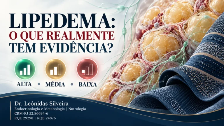 Tratamento do lipedema classificado por níveis de evidência alta, média e baixa